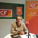 Vignette Invité local sur fond rouge de rubrique actualité avec en bas à droite le micro RCF et la mention Nièvre