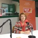 Vignette Invité local sur fond rouge de rubrique actualité avec en bas à droite le micro RCF et la mention Nièvre