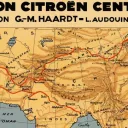 Wikimédia Commons - Carte du trajet de la croisière jaune publiée en 1931