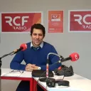 Vignette Invité local sur fond rouge de rubrique actualité avec en bas à droite le micro RCF et la mention Nièvre