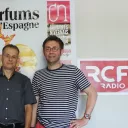 Titre Instant Culture sur fond orange de rubrique Culture avec en bas à droite la caricature de Thierry Chesneau lunette rouge et micro RCF à la main