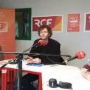 Vignette Invité local sur fond rouge de rubrique actualité avec en bas à droite le micro RCF et la mention Nièvre