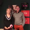 Marie Sergent et Nicolas Poisson de Routes 37, pour l'insertion professionnelle des réfugiés.