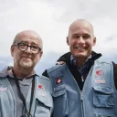 Thierry Georges / RCF - "D'Artagnan et ses mousquetaires" : Gérard Feldzer, spécialiste de l'aviation, ancien pilote et instructeur, Philippe Buron-Pilâtre, fondateur et organisateur, Bertrand Piccard, aventurier, et Jean-François Clervoy, spationaute