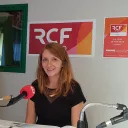 Vignette Invité local sur fond rouge de rubrique actualité avec en bas à droite le micro RCF et la mention Nièvre