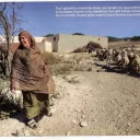 Titre Les échos du CCFD Terre Solidaire sur fond bleu de rubrique Économie et Société avec photos en bas à droite du titre présentant trois enfants africains en train de manger du riz dans leur gamelle avec les mains