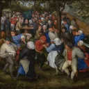 Mairie de Bordeaux, F.Deval - JAN I BRUEGHEL Danse de noces / 1600 Huile sur cuivre  / Bordeaux, musée des Beaux-arts