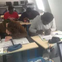 2019 Lycée professionel Vincent-de-Paul de Tarbes - De jeunes migrants travaillent dans le cadre de l'UPE2A.