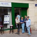 Vignette Invité local sur fond rouge de rubrique actualité avec en bas à droite le micro RCF et la mention Nièvre