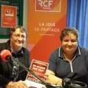 Vignette Invité local sur fond rouge de rubrique actualité avec en bas à droite le micro RCF et la mention Nièvre