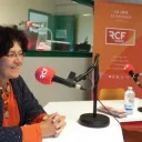 Vignette Invité local sur fond rouge de rubrique actualité avec en bas à droite le micro RCF et la mention Nièvre