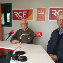 Vignette Invité local sur fond rouge de rubrique actualité avec en bas à droite le micro RCF et la mention Nièvre