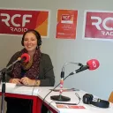 Vignette Invité local sur fond rouge de rubrique actualité avec en bas à droite le micro RCF et la mention Nièvre