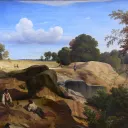Carrières dans la forêt de Fontainebleau (1833) par Caruelle d'Aligny 
