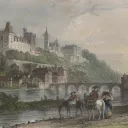Le château de Pau contrôle un gué important sur le gave ©Wikimédia commons