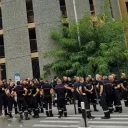 Les pompiers manifestent devant la Préfecture de Nice
