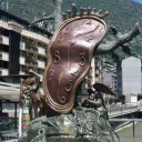 La noblesse du temps, sculpture de Salvador Dalí (Andorre la Vieille)