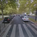 La contre-allée du quai de Queyries sera réservée aux vélos et trottinettes, photo Google.