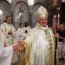 Mgr Aveline à la cathédrale de Marseille. Photo Robert Poulain