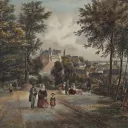 Vue du château de Pau pris du Parc, par Louis-Julien Jacottet ©Wikimédia commons