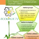 L'habitat alternatif, écologique et solidaire © Ecolieux 72