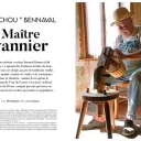 Bernard Bennaval, maître vannier. © La Bouinotte