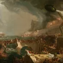 Destruction, extrait de The Course of Empire de Thomas Cole (1836) ©Wikimédia commons