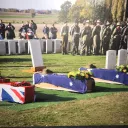 Commémoration de soldats exhumés © CWGC