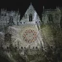 mapping vidéo sur la façade de la cathédrale Saint-Jean de Lyon - © Dedale via Unsplash