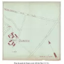 Plan de l'époque des puits de Guéry. ©Archives départementales du Cher