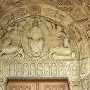 Tympan du Porche Royal de la cathédrale du Mans