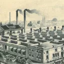 L'usine Drouault après son ouverture en 1850, au Mans © Drouault