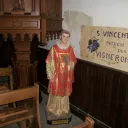 St Vincent, patron des vignerons. © Image libre de droits.