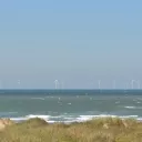 Photo-montage d'éoliennes au large de Dunkerque © Commission du Débat public