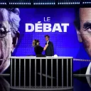 Préparation du débat entre Jean-Luc Mélenchon et Éric Zemmour sur BFMTV le 23/09/2021 ©Bertrand GUAY / POOL / AFP