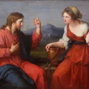 Angelica Kauffmann: Jésus et la Samaritaine au puits de Jacob, Munich ©Wikimédia commons