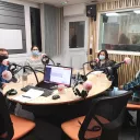 Les jeunes témoins dans les studios de RCF Haute-Savoie 