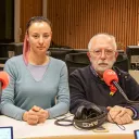 Katerine Mosoulenko (à gauche) et Jean-François Bau - © RCF Lyon