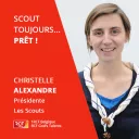 Christelle Alexandre, présidente "Les Scouts"