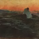 La tentation au désert, Briton Rivière, 1898