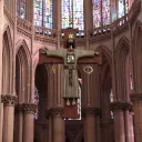 Alpha & Omega, Cathédrale Saint-Julien du Mans © Maximilien Cadiou