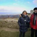 Chantal Daragon et Diego Cattanéo, participent à la sauvegarde des Châteaux des Allinges