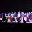 Le chorale Segui Singers de la Séguinnière sous la direction de Simon Lefrançois