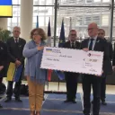 Ukraine Amitié reçoit 10 000 euros du Département de Gironde ©Violaine Attimont