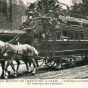 Un tramway hippomobile de la Compagnie générale des omnibus ©Wikimédia commons