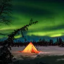 Evanescence d'aurore boreale par nicolas Fragiacomo