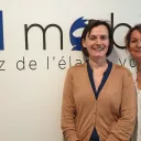 Amélie Tinet-Boussion et Alice Le Breton-Ponsar de RH Mobilité à Guipavas  @ Christophe Pluchon, RCF 2022