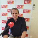 Jamel Balhi dans les studios de RCF Haute-Loire © Martin Obadia