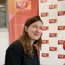 Sophie Bernard dans les studios de RCF Isère - Avril 2022
