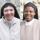 Sœur Claire-Marie (à gauche) et Sœur Marie-Reine, clarisses au monastère Sainte-Claire de Poligny ©RCF / Amélie Gazeau